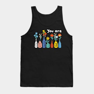 You are amazing unique floral Tank Top